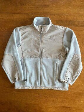 The North Face light blue Denali fleece jacket M 10/12